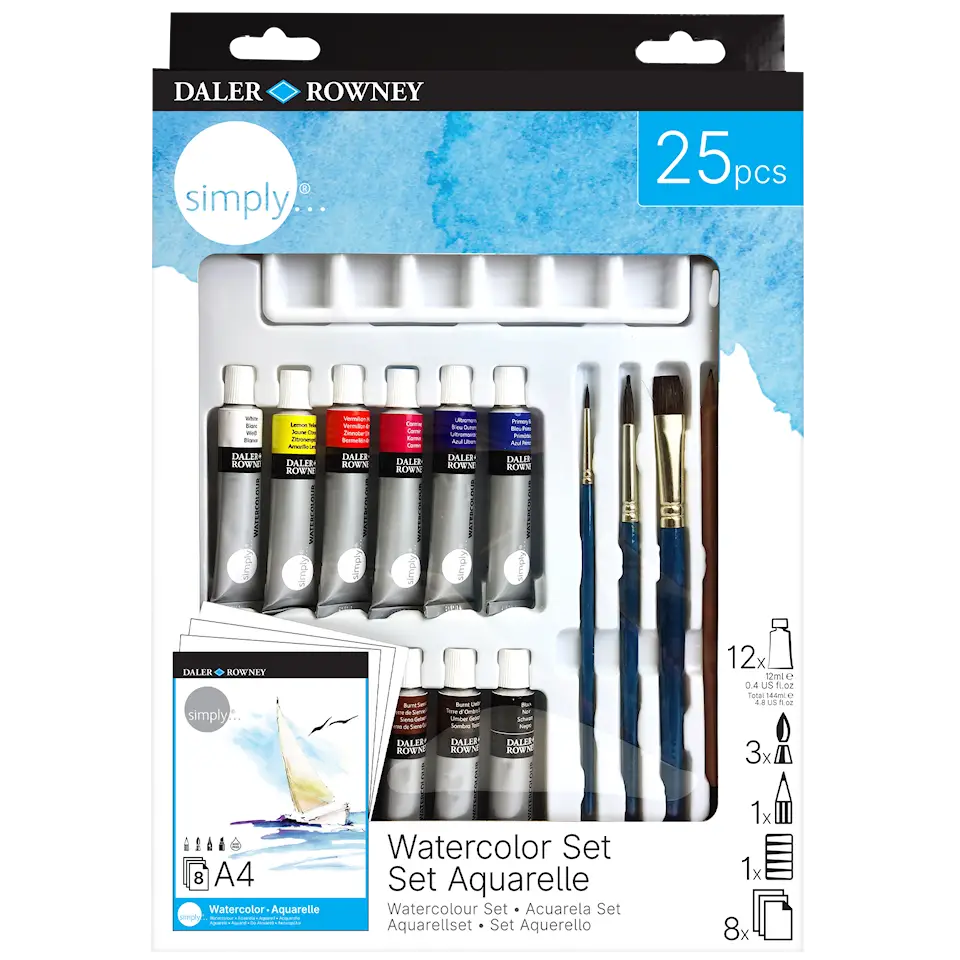 Simply akvarellset nybörjare, Daler Rowney