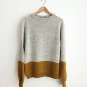 Mönster: Kontrasttröja, PetiteKnit